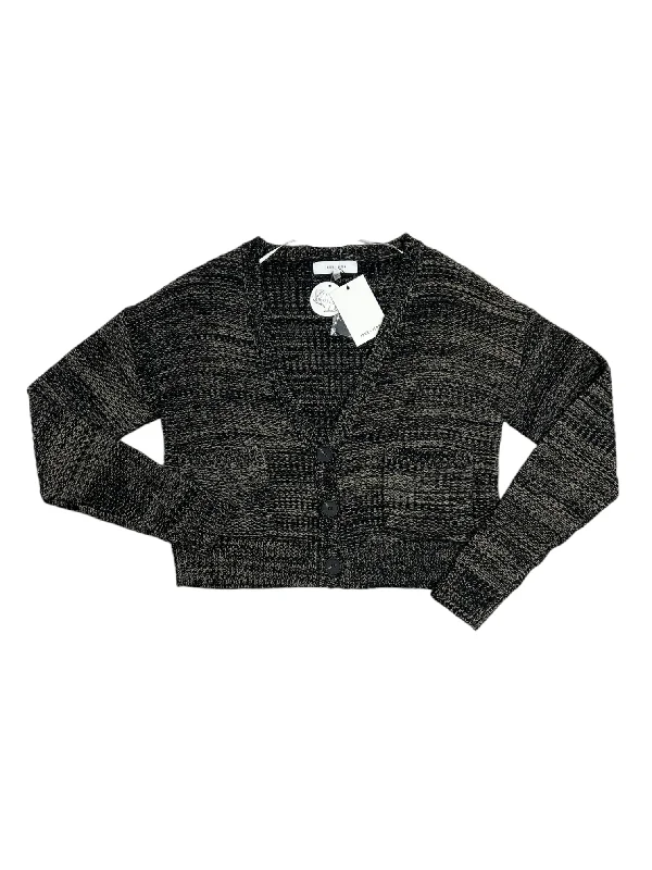 Cardigan By John + Jenn In Black & Tan, Size: Xs