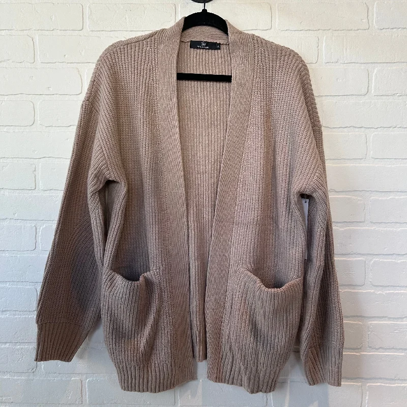 Sweater Cardigan By  LILLUSORY  In Brown, Size: S