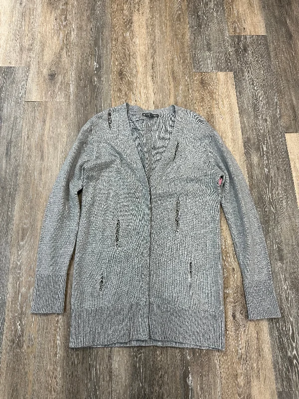 Sweater Cardigan By Elliot Lucca In Grey, Size: S