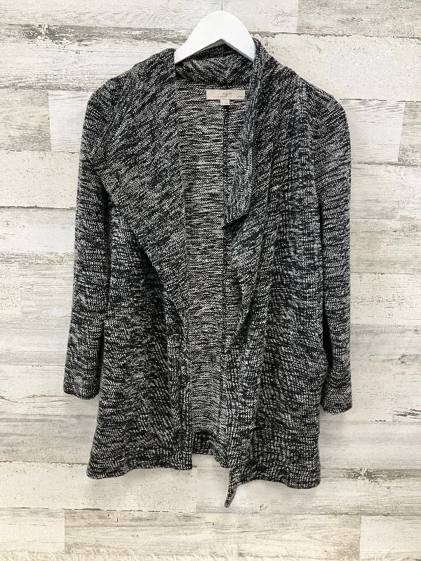 Sweater Cardigan By Loft In Black, Size: Xs