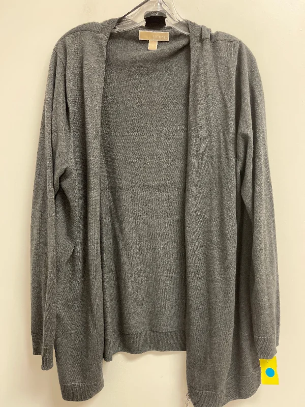 Cardigan By Michael By Michael Kors In Grey, Size: 2x