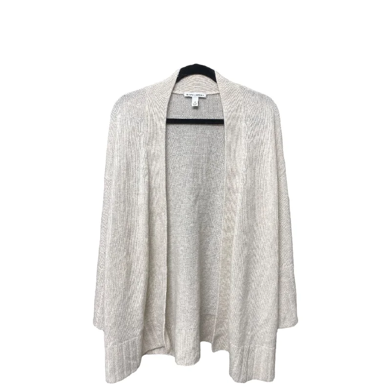 Sweater Cardigan Cashmere By Autumn Cashmere In Cream, Size: Xs