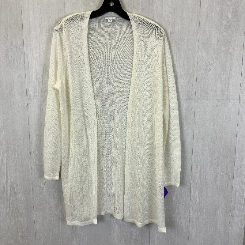 Cardigan By J. Jill In Cream, Size: Petite  M