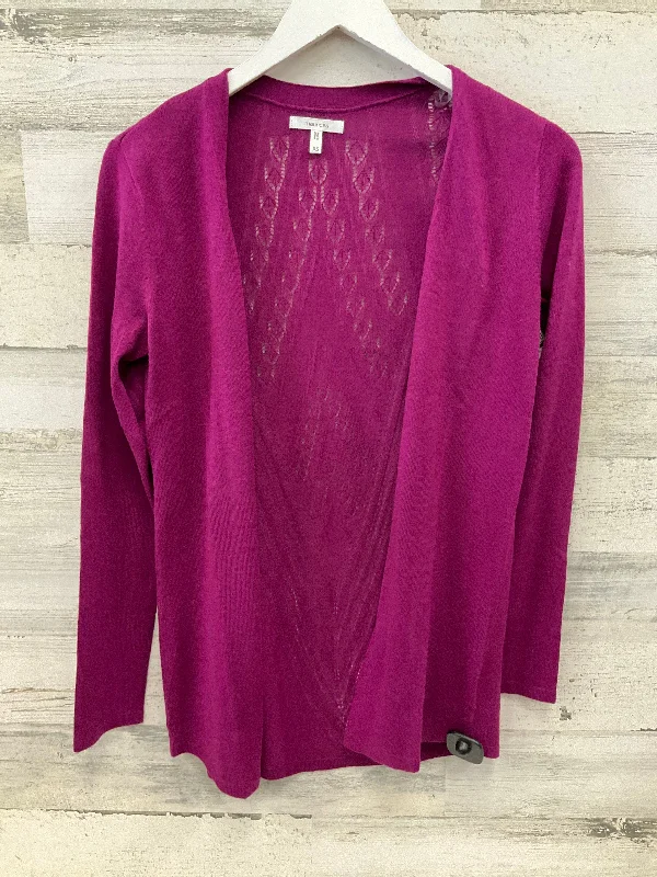 Sweater Cardigan By Maurices In Purple, Size: Xs