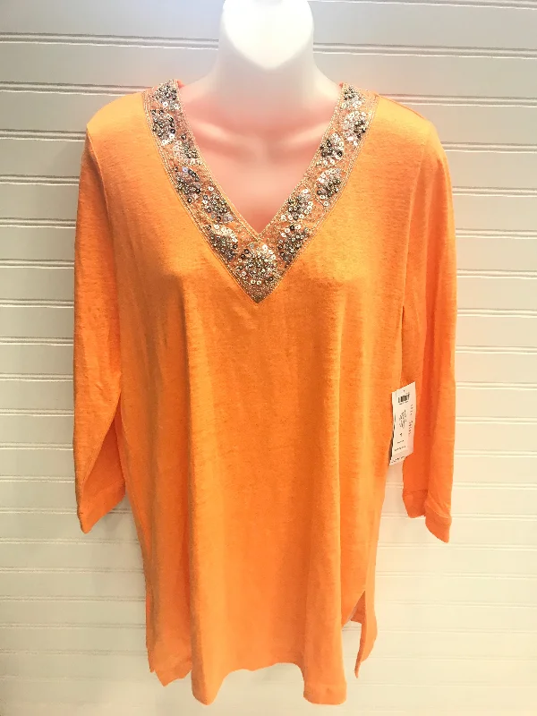 Top 3/4 Sleeve By Chicos  Size: M