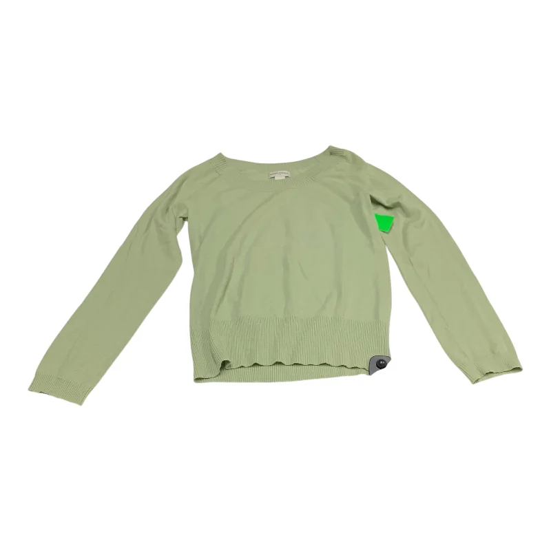 Top Long Sleeve Basic By Banana Republic In Green, Size: L