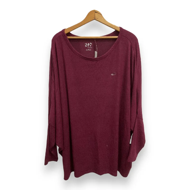 Top Long Sleeve Basic By Maurices  Size: 3x