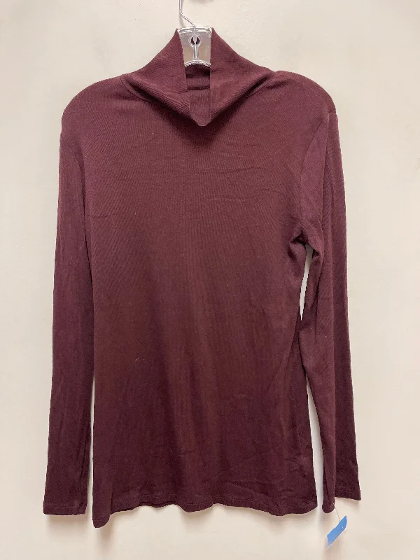 Top Long Sleeve By A New Day In Red, Size: Xl