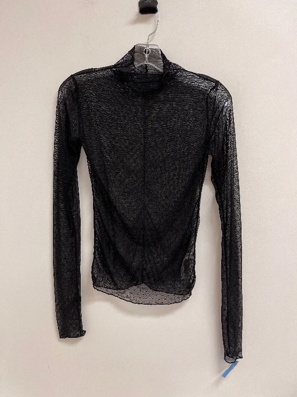 Top Long Sleeve By Free People In Black, Size: S