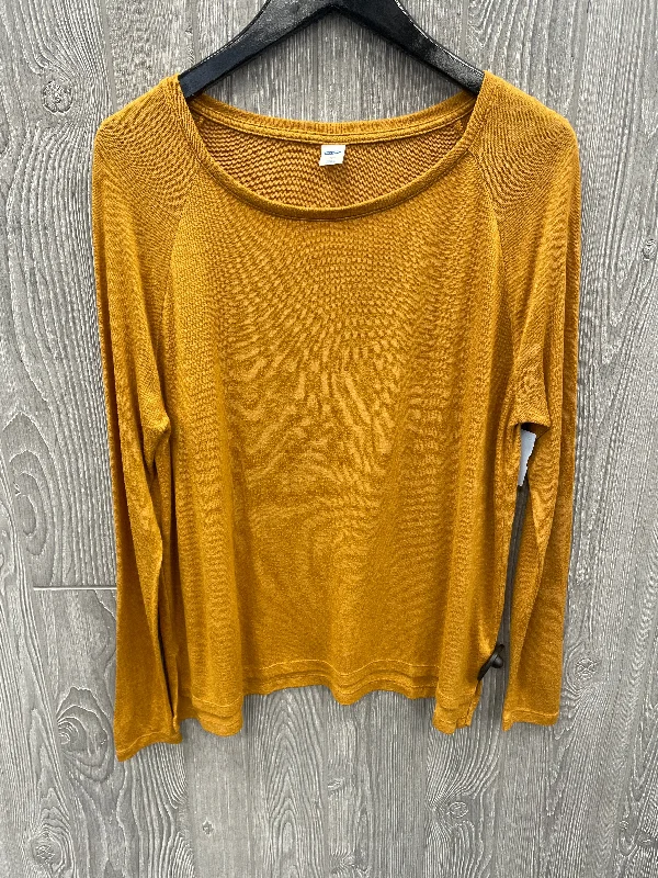 Top Long Sleeve By Old Navy In Yellow, Size: S