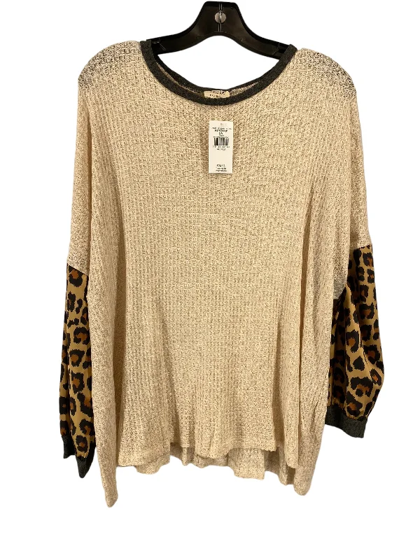 Top Long Sleeve By Peach Love Cream California  Size: M