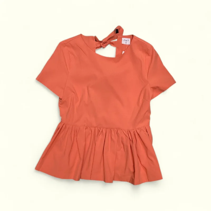 Top Short Sleeve By Clothes Mentor In Orange, Size: S