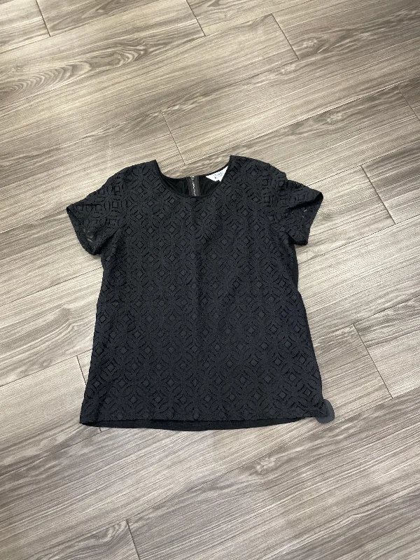 Top Short Sleeve By Market & Spruce In Black, Size: L