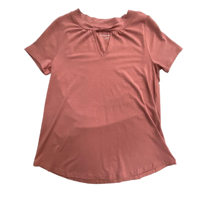 Top Short Sleeve By Soft Surroundings In Pink, Size: Xs