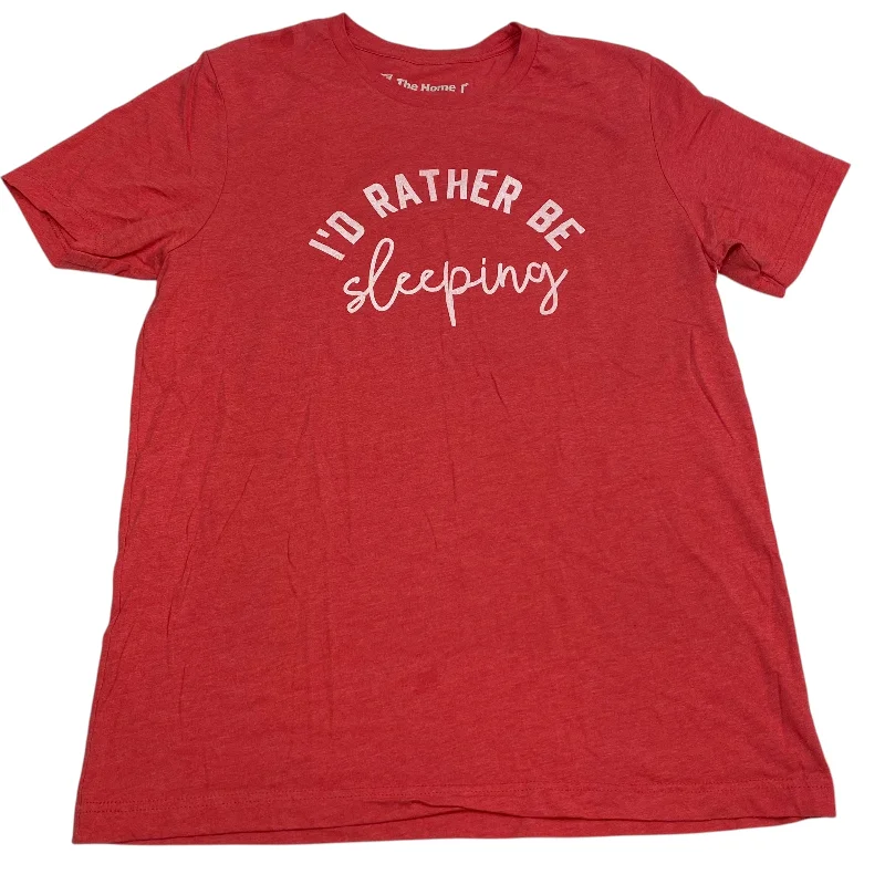 Top Short Sleeve By The Home T In Red, Size: L