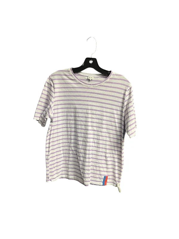 Top Short Sleeve Basic By Kule In Striped Pattern, Size: M