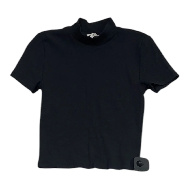 Top Short Sleeve By Babaton In Black, Size: S