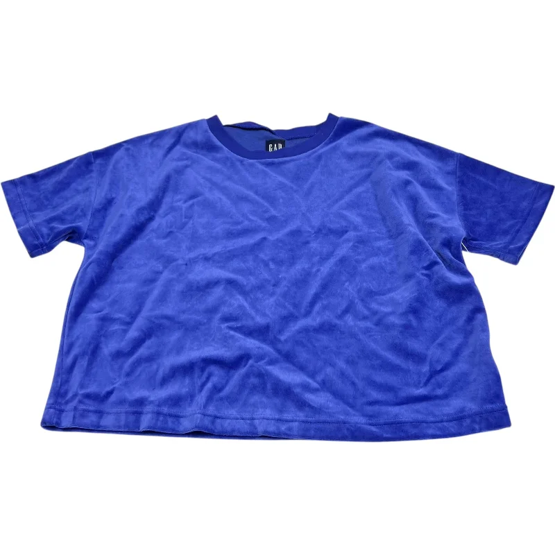 Top Short Sleeve By Gap In Blue, Size: S