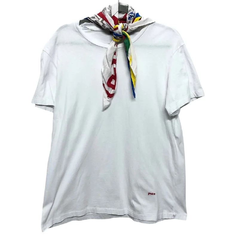 Top Short Sleeve By Polo Ralph Lauren In White, Size: M