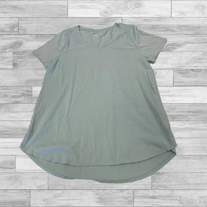 Top Short Sleeve By Soft Surroundings In Green, Size: L