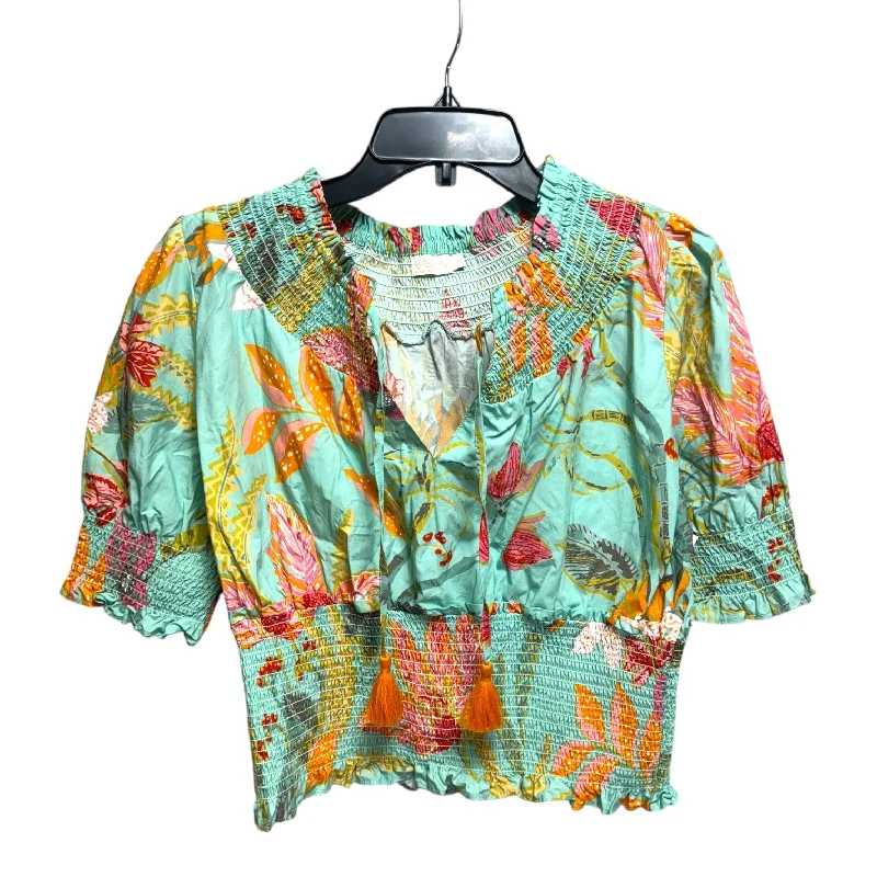 Top Short Sleeve By Spartina In Multi-colored, Size: M