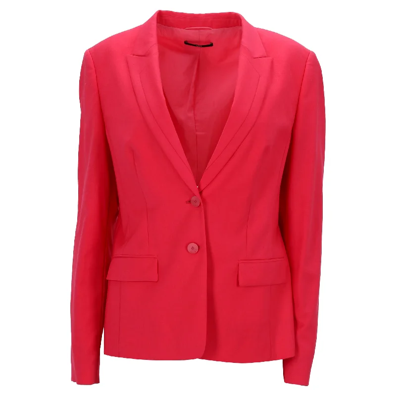 Boss Blazer in Pink Wool