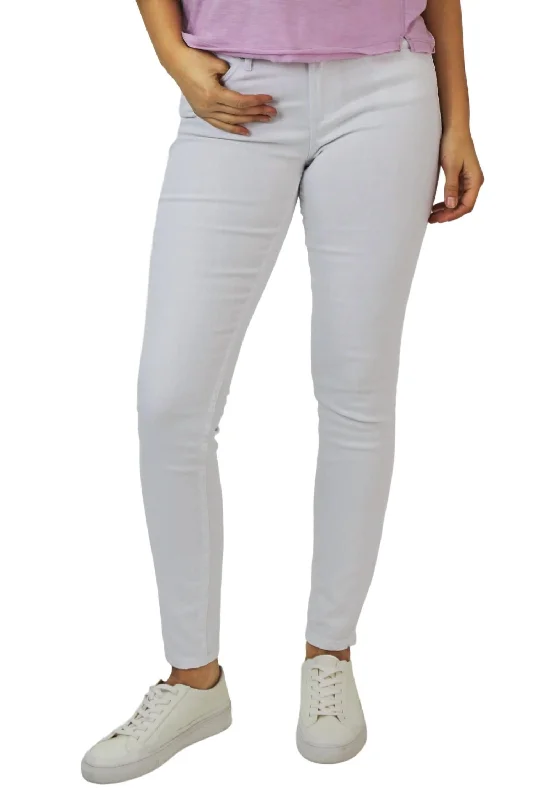 Blaire High Rise Slim Straight Jeans In Optic White