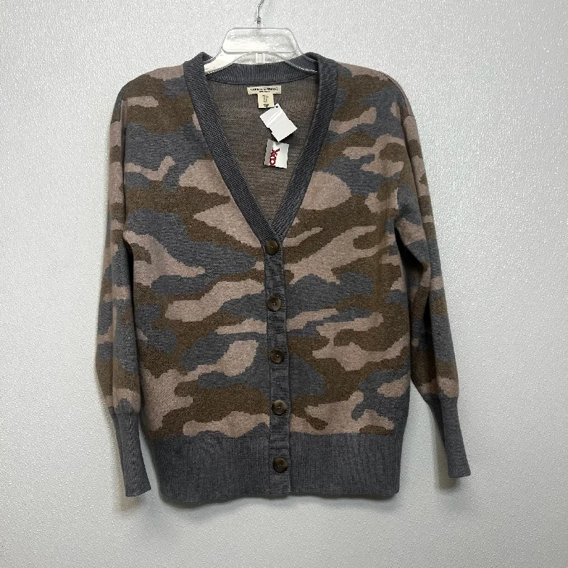 Cardigan By Christian Siriano In Camoflauge, Size: S