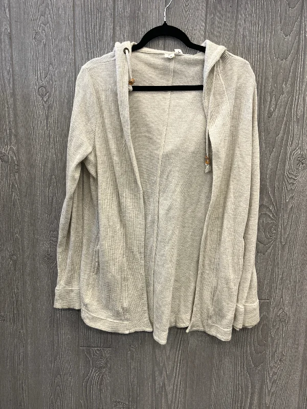 Cardigan By Clothes Mentor In Grey, Size: L