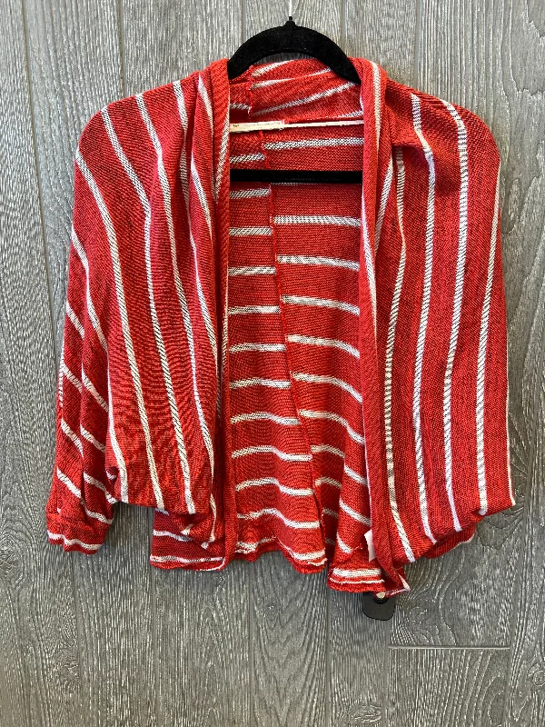 Cardigan By Clothes Mentor In Orange, Size: Xl