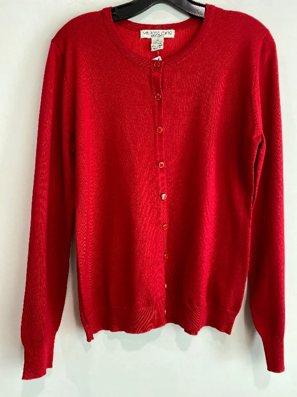 Cardigan By Clothes Mentor In Red, Size: M