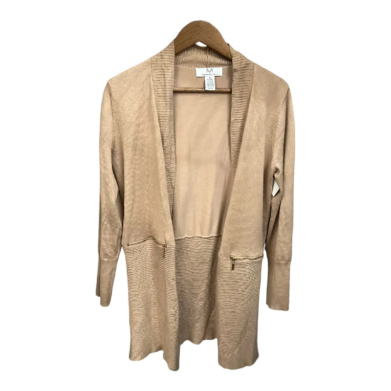 Cardigan By Clothes Mentor In Tan, Size: M