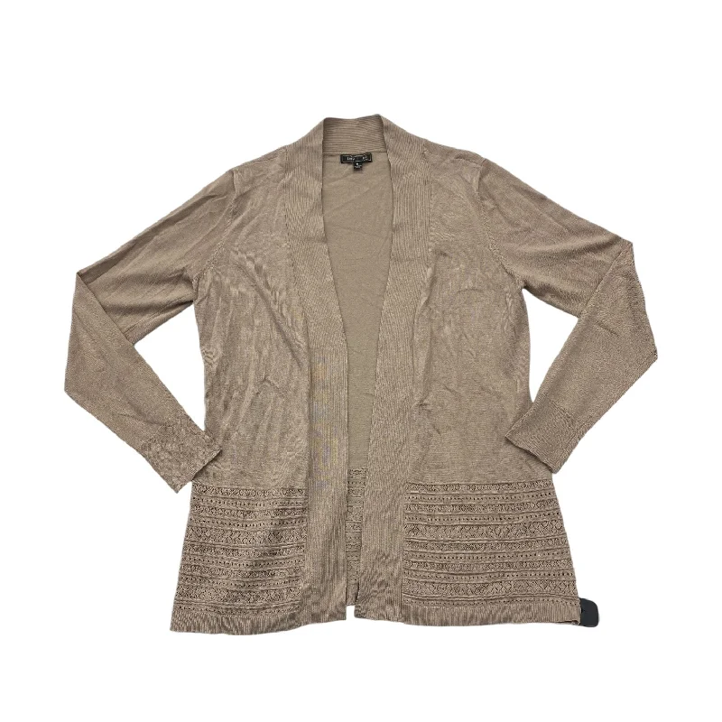 Cardigan By Cmc In Tan, Size: M