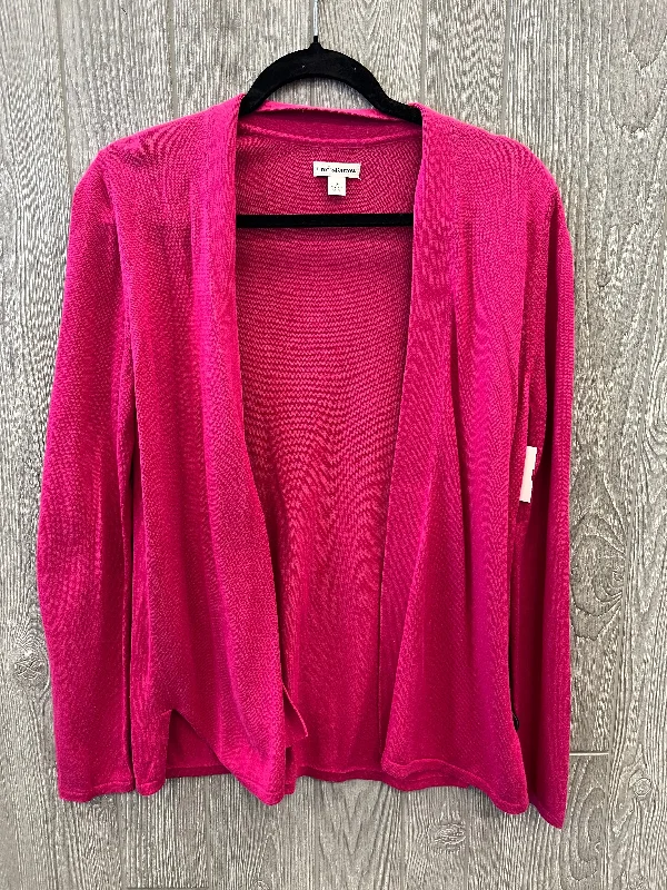 Cardigan By Croft And Barrow In Pink, Size: S