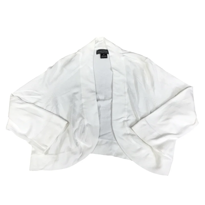 Cardigan By Jessica Howard In White, Size: Xl