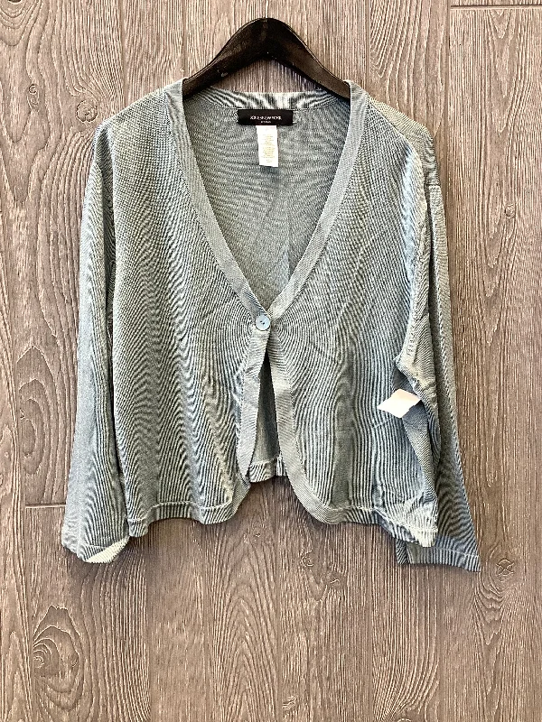 Cardigan By Jones New York In Blue, Size: 2x