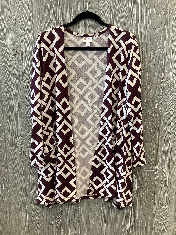 Cardigan By Lularoe In Purple, Size: M