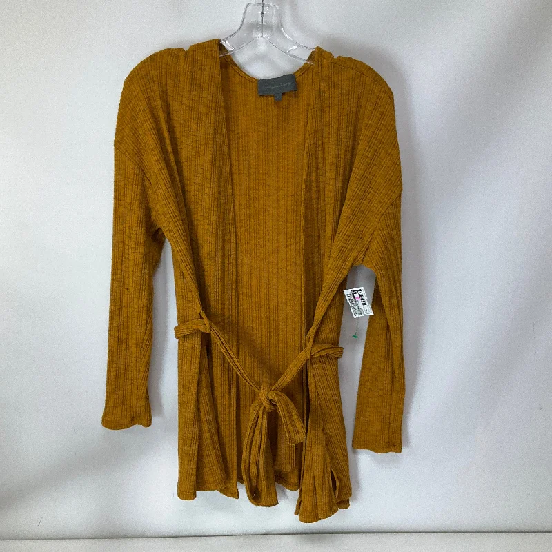 Cardigan By Sunday In Brooklyn In Yellow, Size: Xl