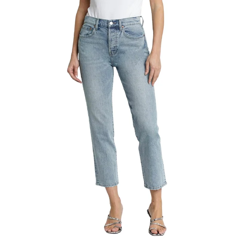 Charlie High Rise Straight Leg Jean In Crawford