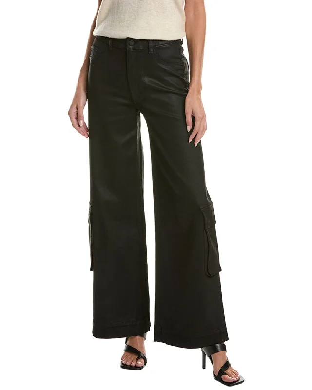 DL1961 Hepburn Black Wide Leg Jean