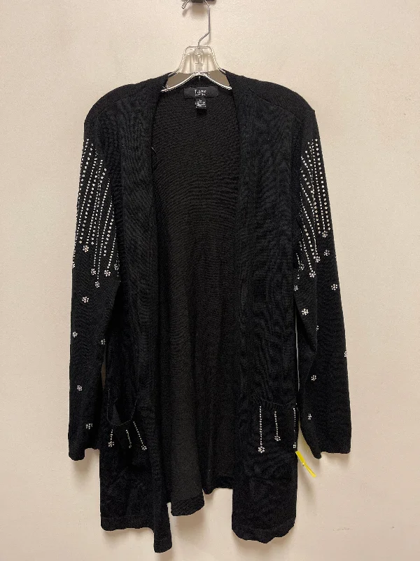 Sweater Cardigan By Clothes Mentor In Black, Size: Xl