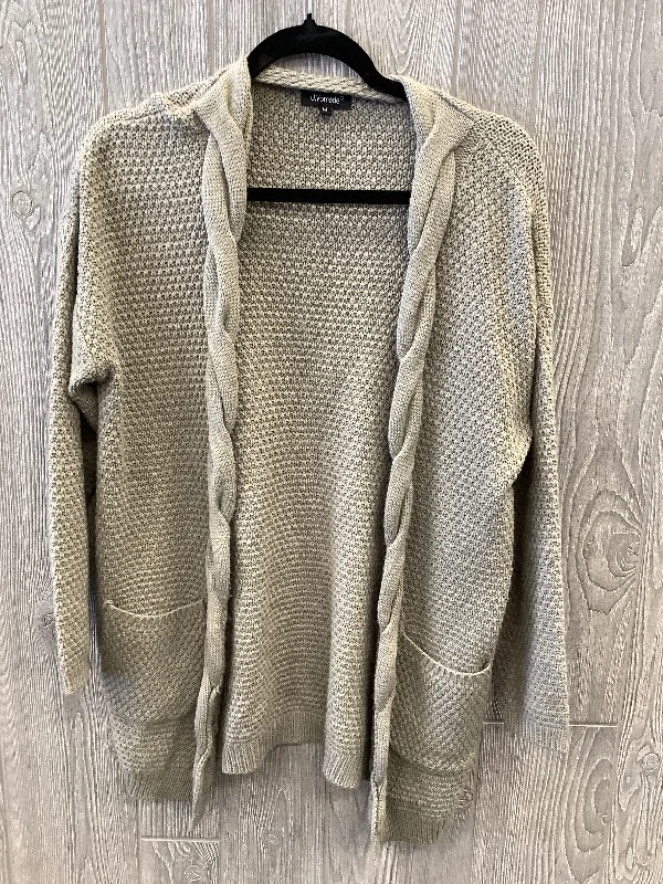 Sweater Cardigan By Clothes Mentor In Grey, Size: M