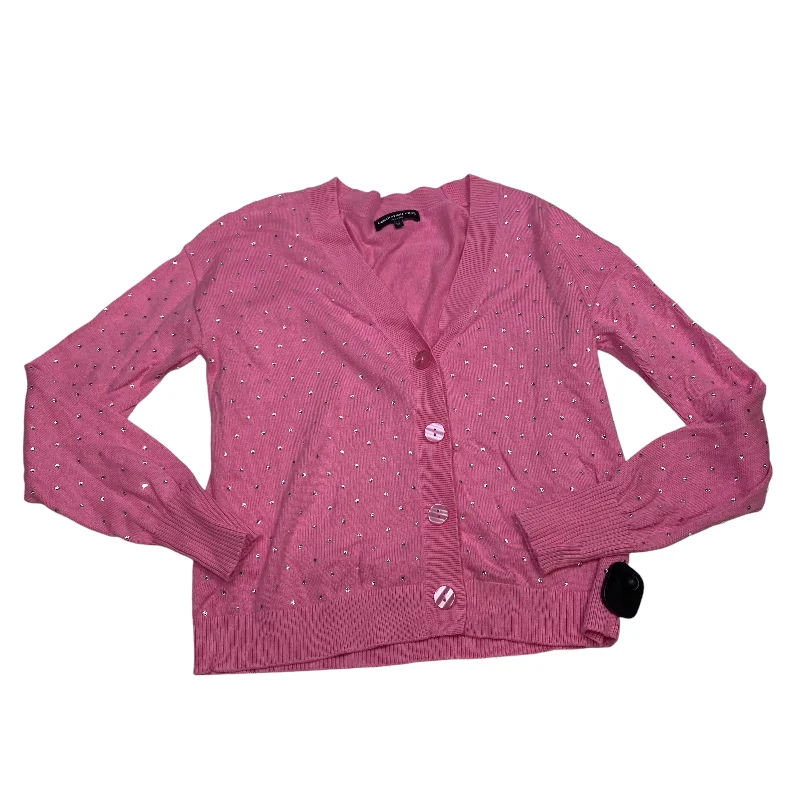 Sweater Cardigan By Generation Love In Pink, Size: Xs