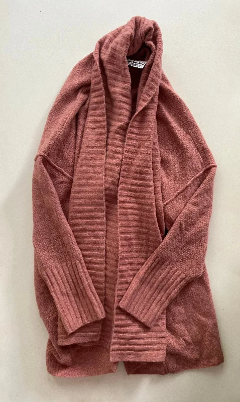 Sweater Cardigan By Knox Rose In Rose, Size: M