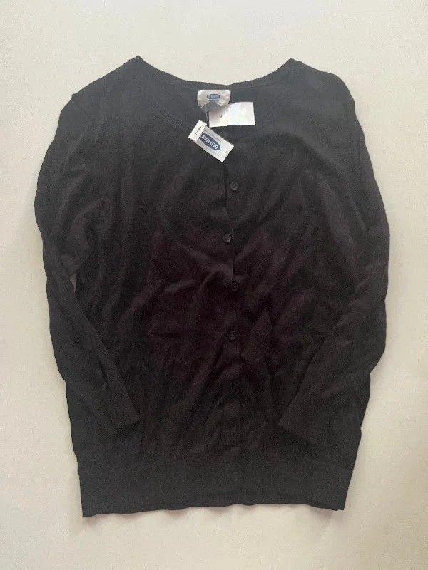 Sweater Cardigan By Old Navy In Black, Size: M