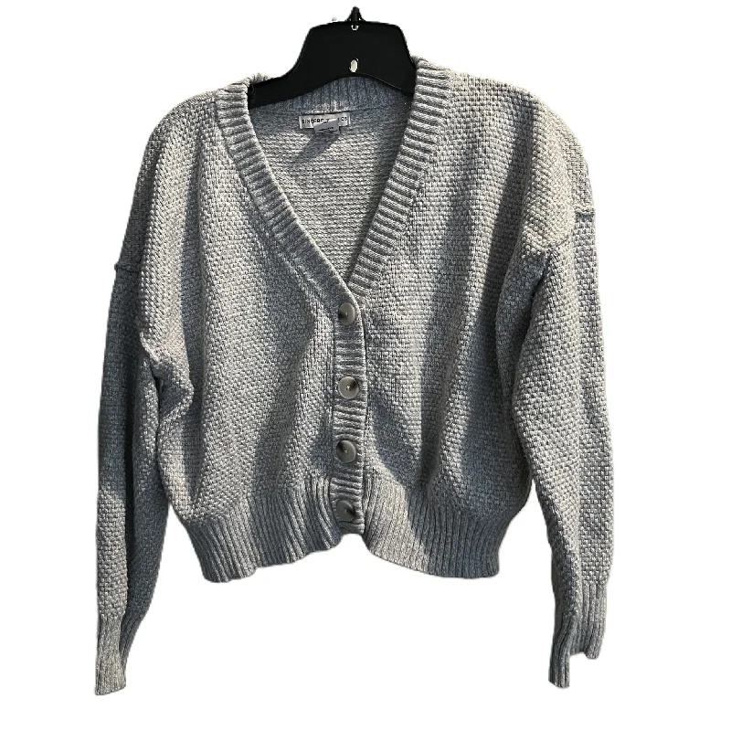 Sweater Cardigan By Sincerely Jules In Grey, Size: M