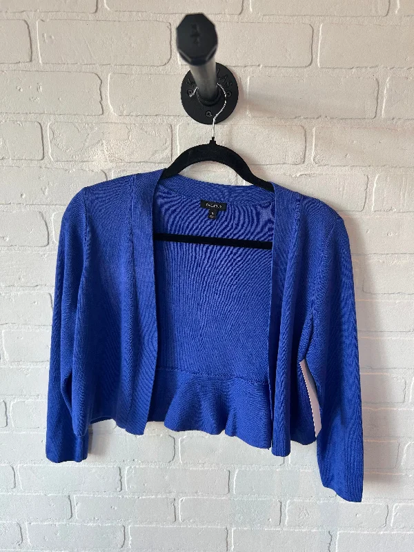 Sweater Cardigan By Talbots In Blue, Size: S