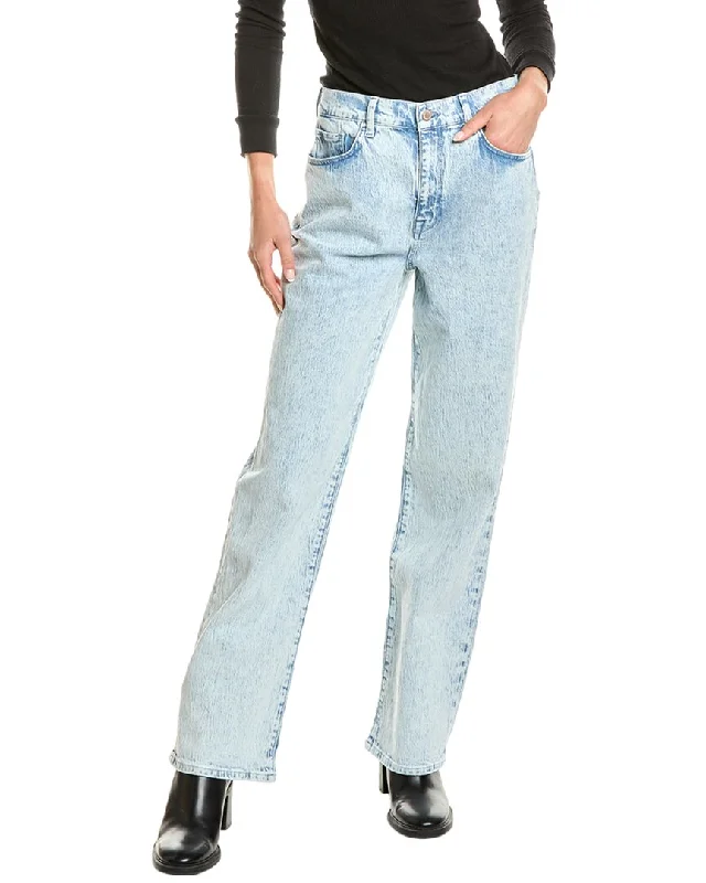 Triarchy Ms. Keaton High-Rise Summer Light Indigo Baggy Jean